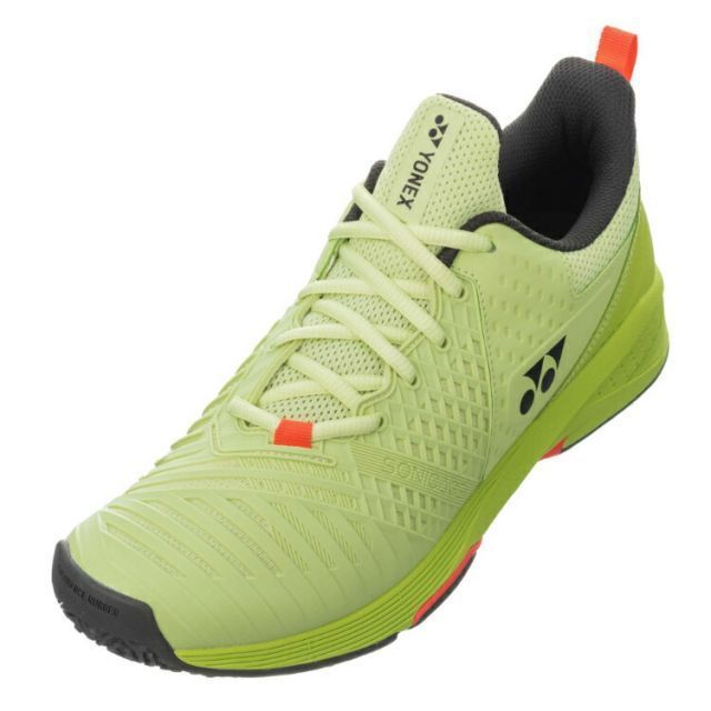 YONEX ヨネックス パワークッションソニケージ3MGC サニーライム 23.5 SHTS3MGC 644 | スポーツ 運動 テニス用品 テニスシューズ シューズ 靴 くつ ゴム底 ローカット 23.5cm 3Dパワーカーボン オムニ 