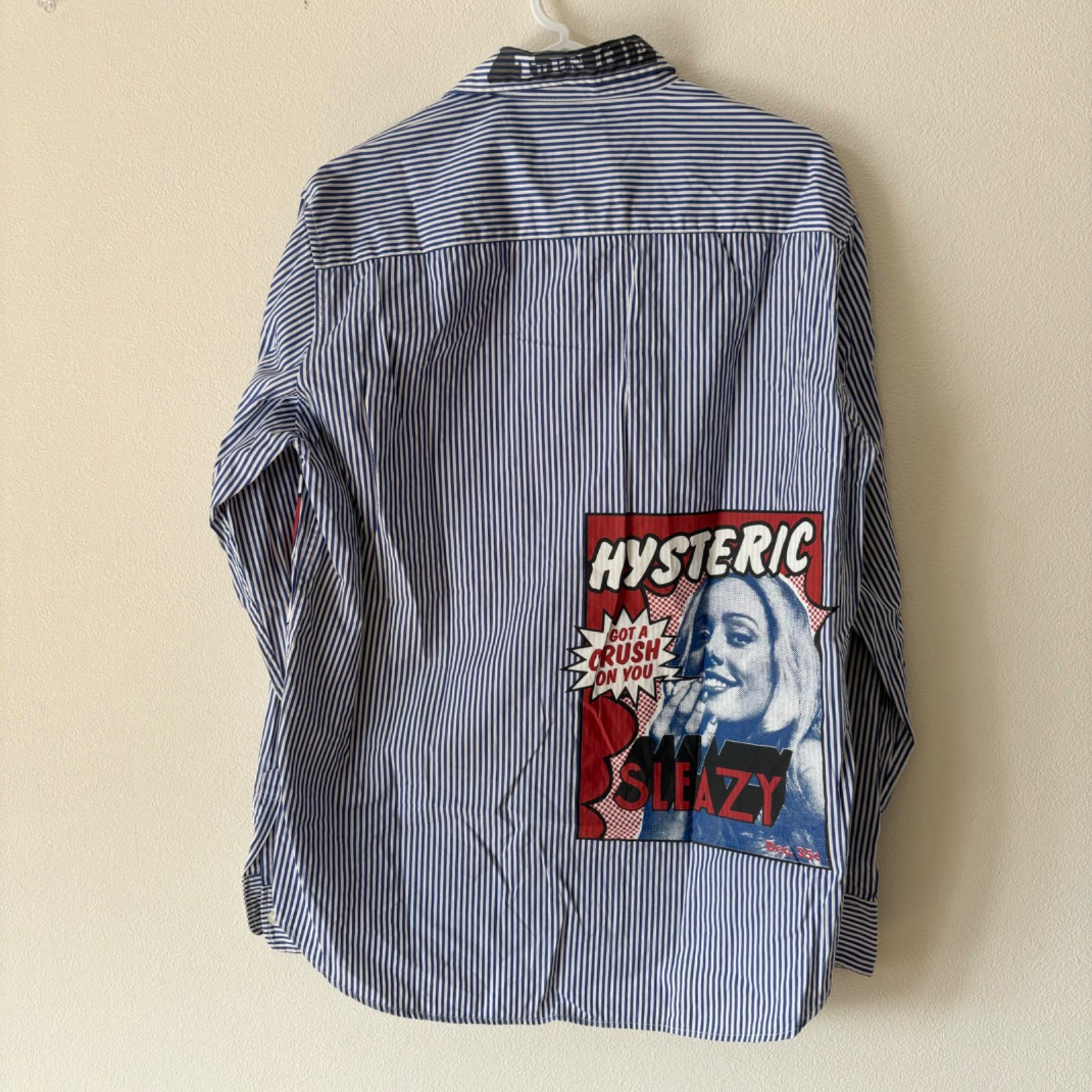 HYSTERIC GLAMOURヒステリックグラマーストライプシャツM