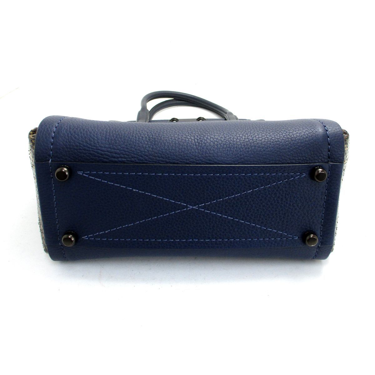 コーチ バッグ トループ レディース 2WAY トート ショルダー スネーク  