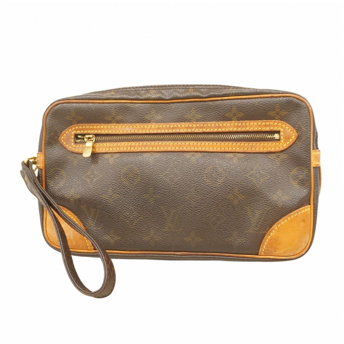 5mc2691 ルイヴィトン クラッチバッグ モノグラム マルリードラゴンヌGM M51825 ブラウン メンズ レディース ユニセックス