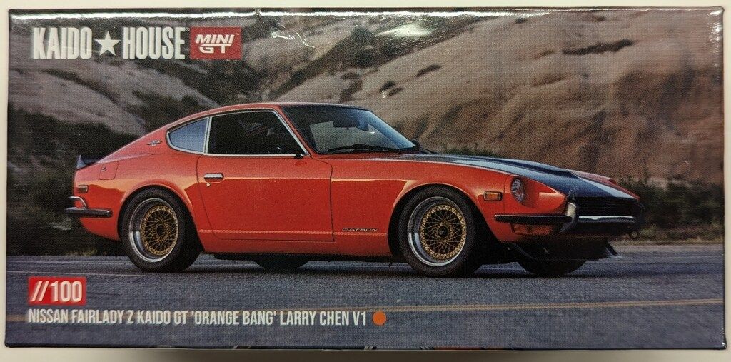 TSM 1/64 MINI GT Nissan フェアレディ Z Kaido GT `ORANGE BANG` Larry Chen V1 (左ハント