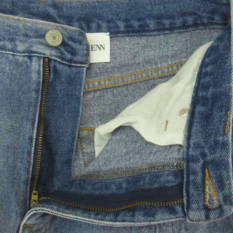 イエン YENN HIGH DAMAGED WIDE PT デニム ワイド パンツ ダメージ加工  