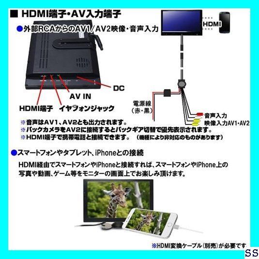 在庫限り 車載モニター オンダッシュモニター 薄型9インチ リアモニター バック連動 バックモニター バック カーモニター リフロントモニター  各種ブラケット対応 安心 12v 24v トラックも対 - 売り出し安い