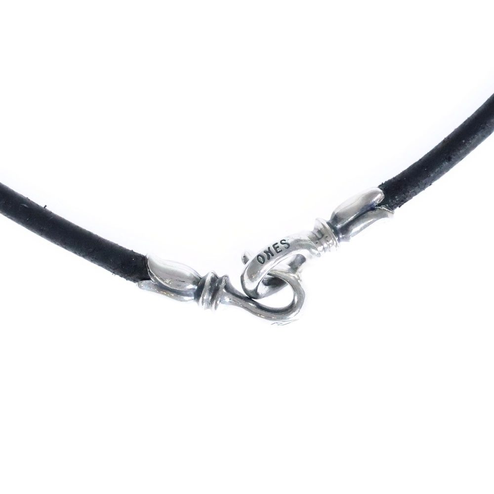 LONE ONES ロンワンズ M - 3.0 mmレザーコード チョーカー シルバー