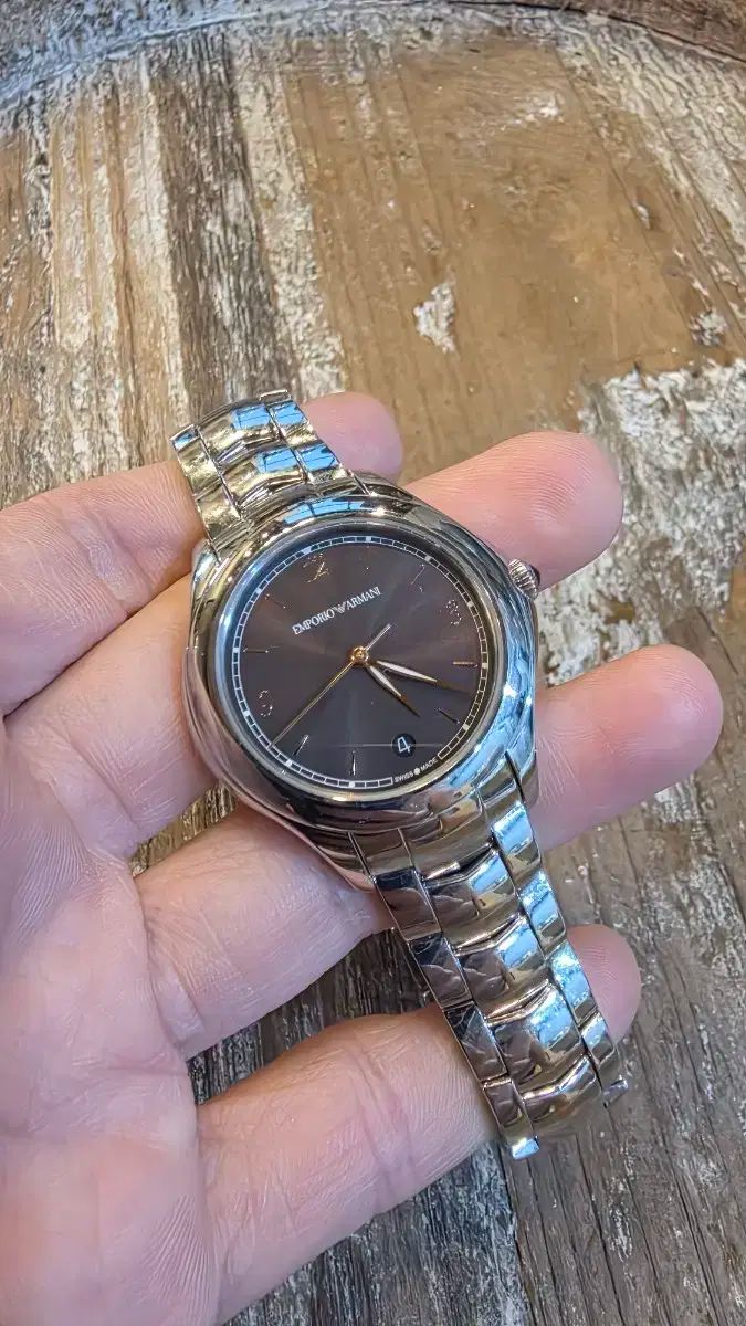 EMPORIO ARMANI エンポリオアルマーニ ARMANI アルマーニ メタル 時計 女性