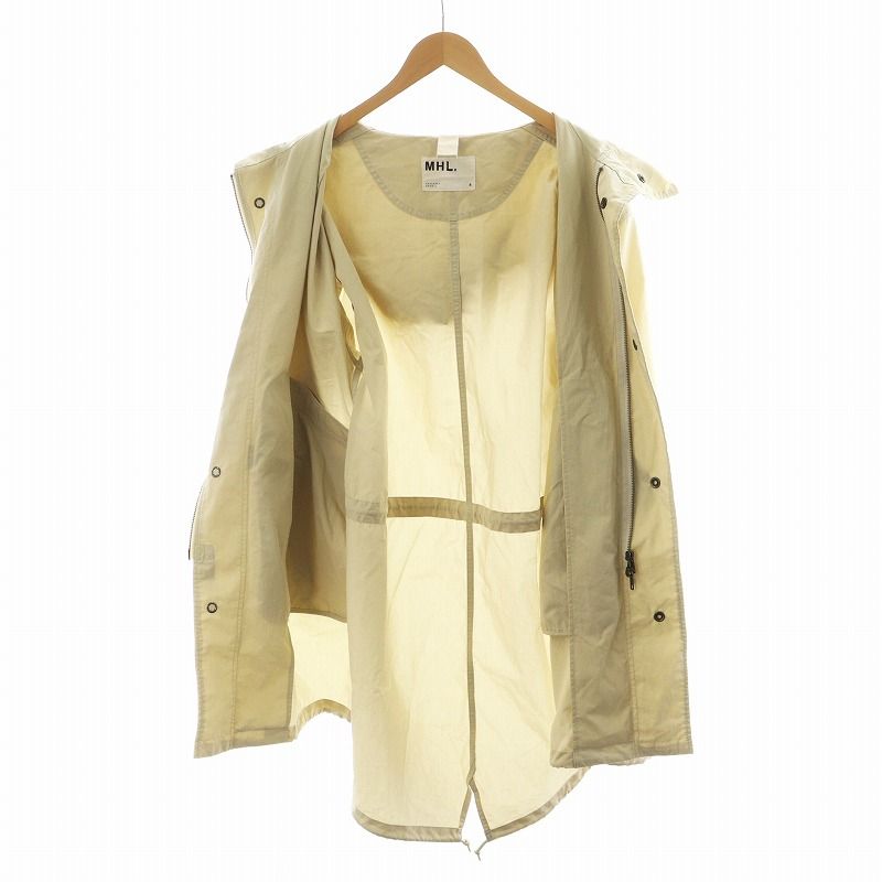 マーガレットハウエル MHL. WASHED COTTON NYLON コート ロング