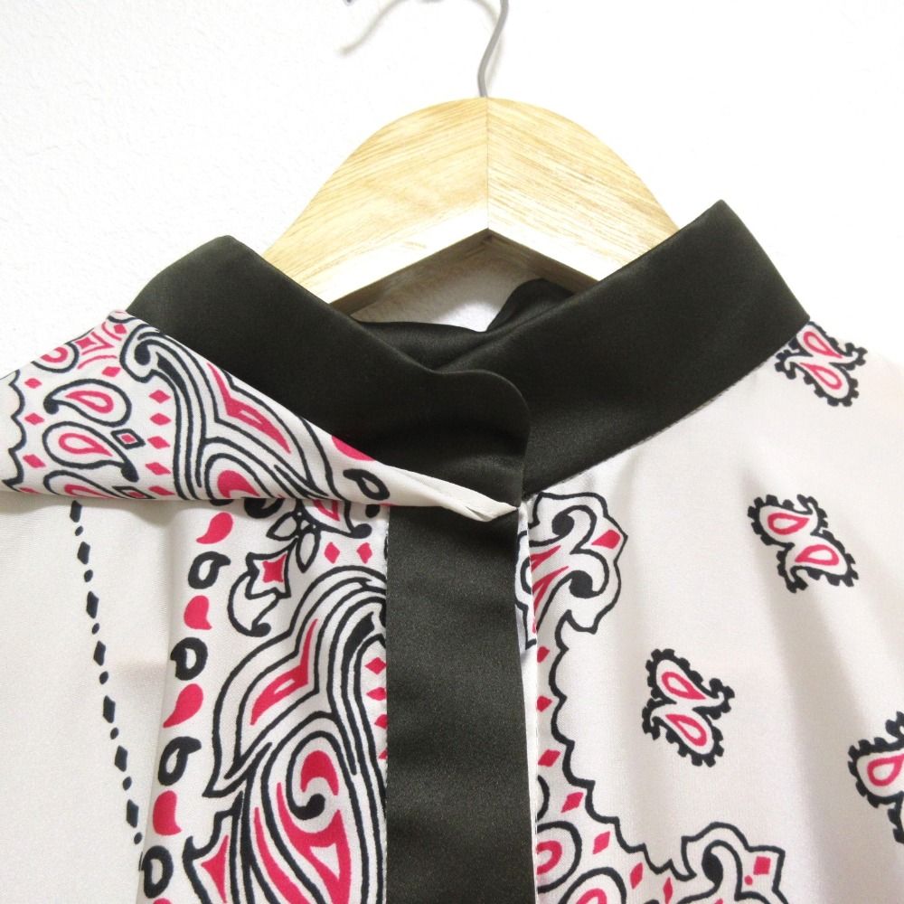 sacai 22ss バンダナプリントブラウス