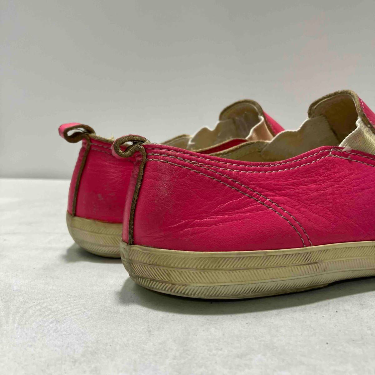 COMME des GARCONS HOMME PLUS レザースリッポン スニーカー