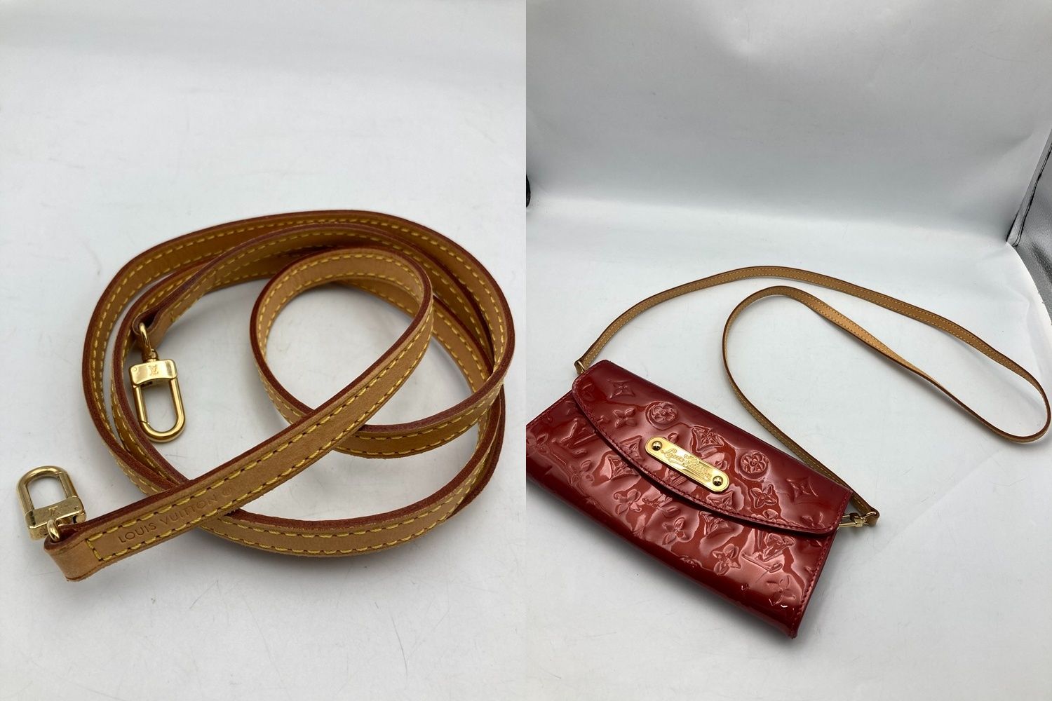 訳あり LOUIS VUITTON ルイヴィトン モノグラムヴェルニ サンセット・ブルーバード M93543 エナメル ショルダー クラッチバッグ 中古 D4 訳あり LOUIS VUITTON ルイヴィトン モノグラムヴェルニ サンセット