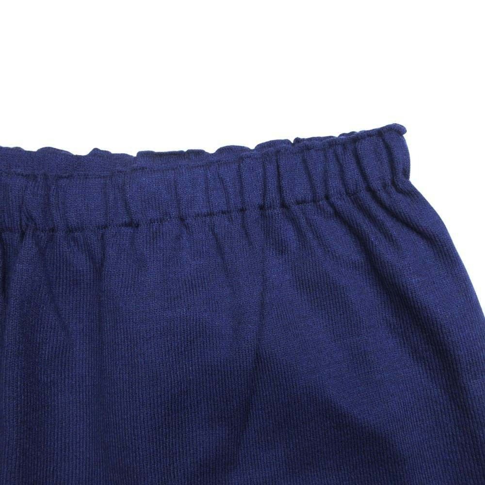 トヨコサイトウ 斎藤都世子 ジップアップ カーディガン 花柄 ニット ロング スカート セットアップ 紺 ネイビー レディース 古着 MAAHADDERANG_COM