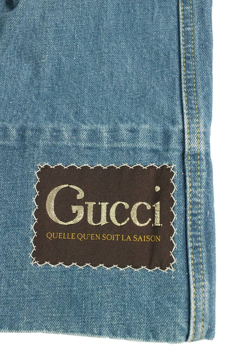 ファッション通販】 Gucci ウォッシュド フレアデニムパンツ - パンツ