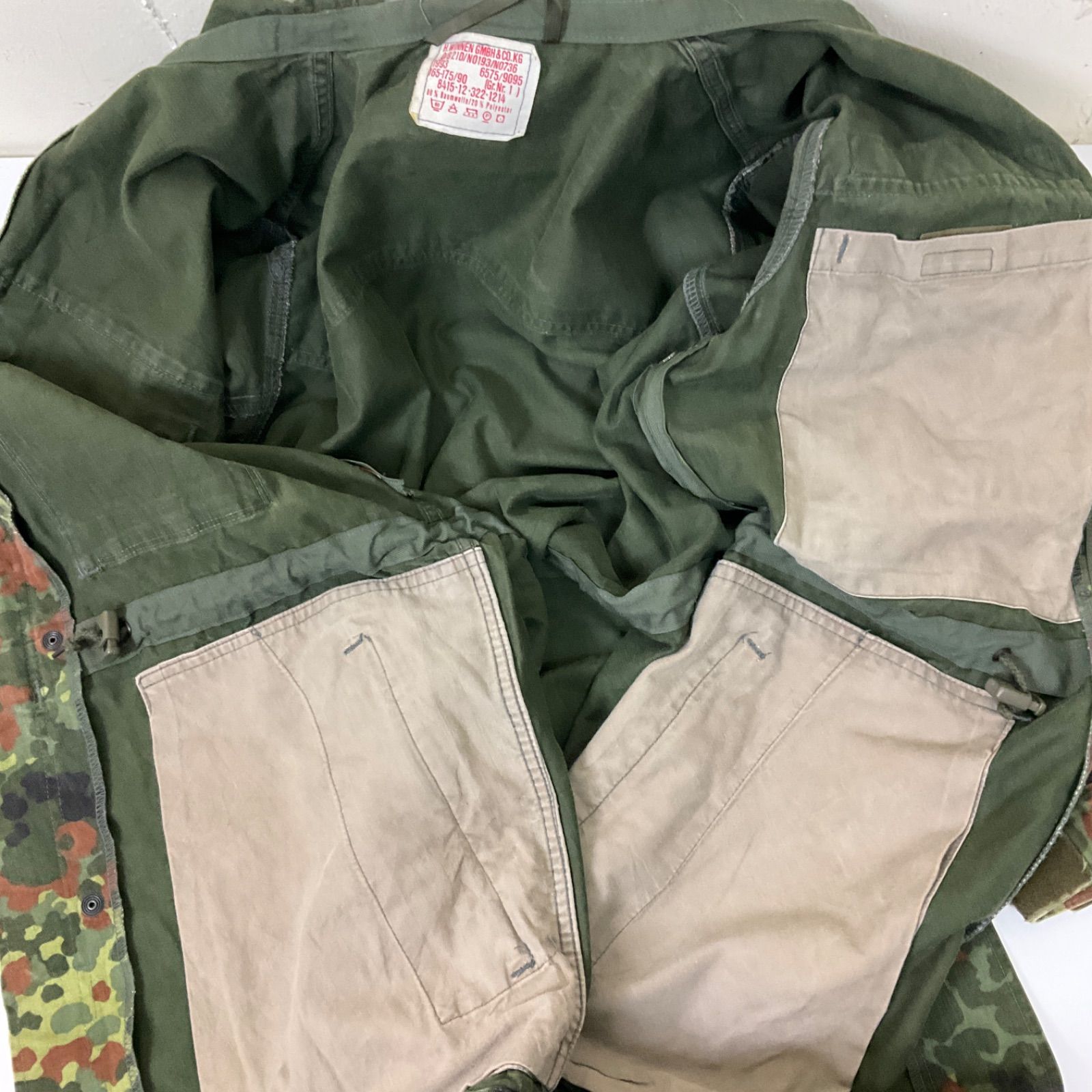 93年納品 ドイツ軍実品 H.WINNEN GMBH&CO.KG フレックカモ フィールド 