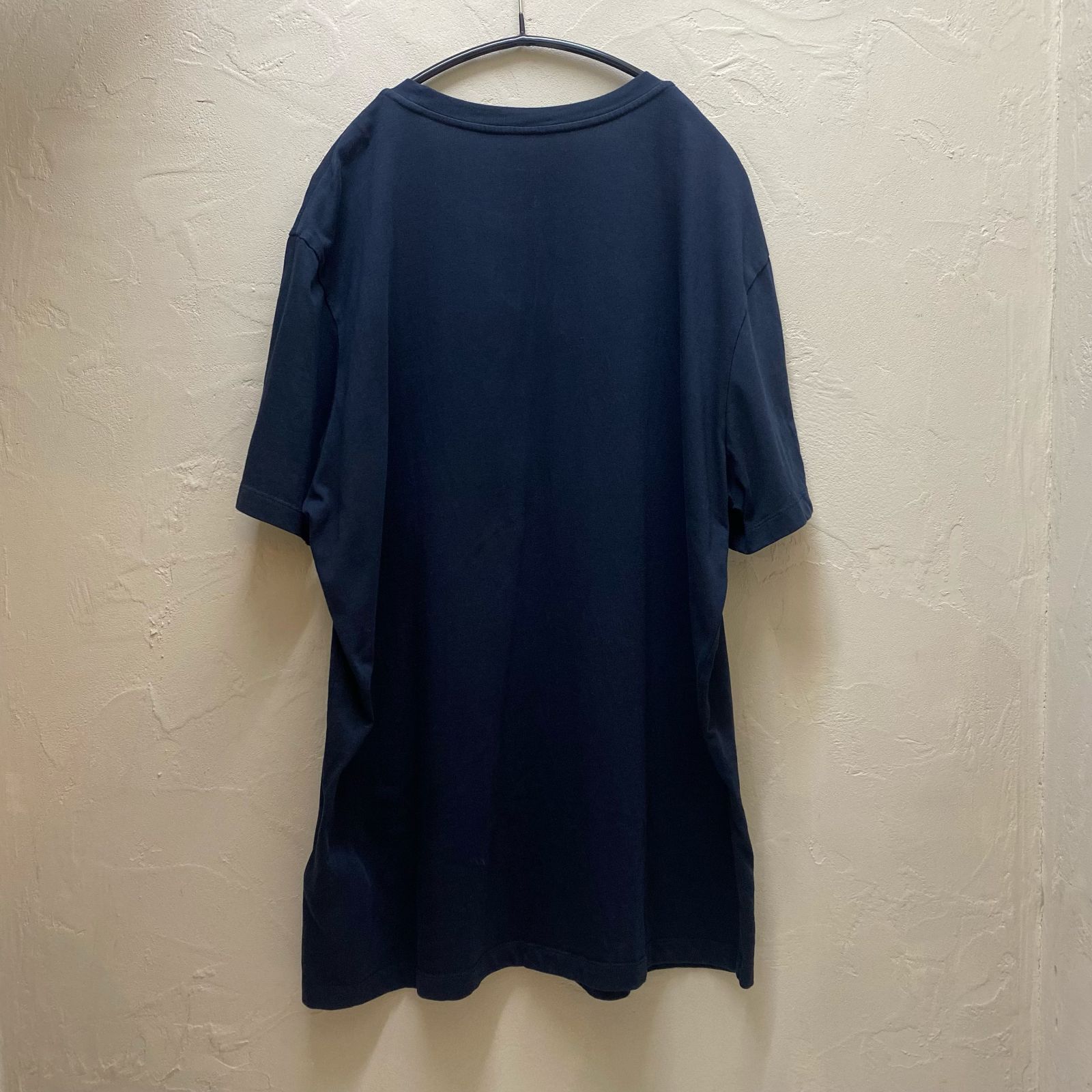 【関税込み】Moncler ネイビー モノグラム Tシャツ モンクレール MONCLER ワッペンロゴ 半袖Tシャツ (MONCLER/T