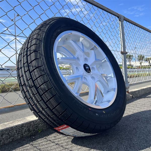 車検対応 200系 ハイエース レジアスエース NANKANG SNC-1 215/60R17C 新品 17インチ 6穴 スタッドレス 冬  タイヤホイールセット 4本 ホワイト クリア 深リム カスタム ドレスアップ 即納 - メルカリ