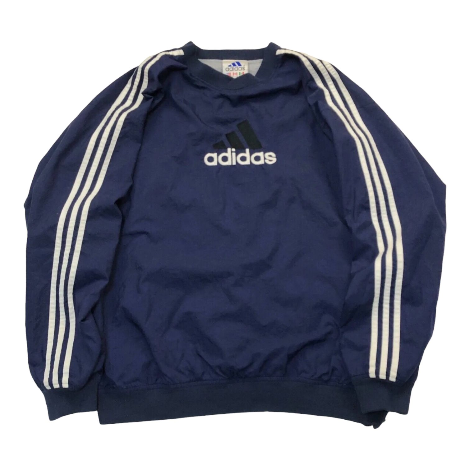 ハングオーバーズ ジップ ニット 花柄 総柄 胸元 刺繍ロゴ