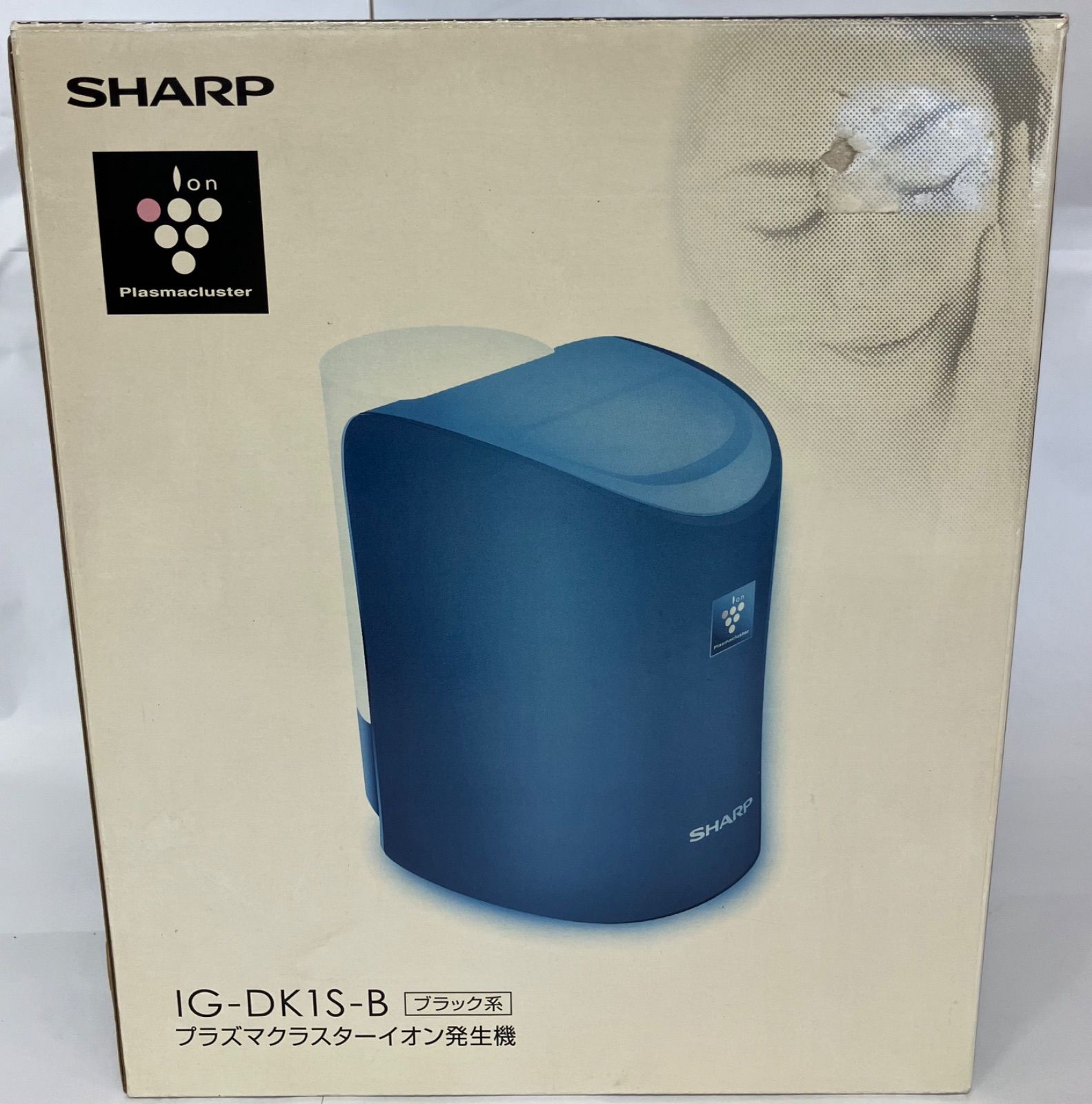 □未使用 SHARP プラズマクラスターイオン発生機 IG-MX15-B ブラック系 