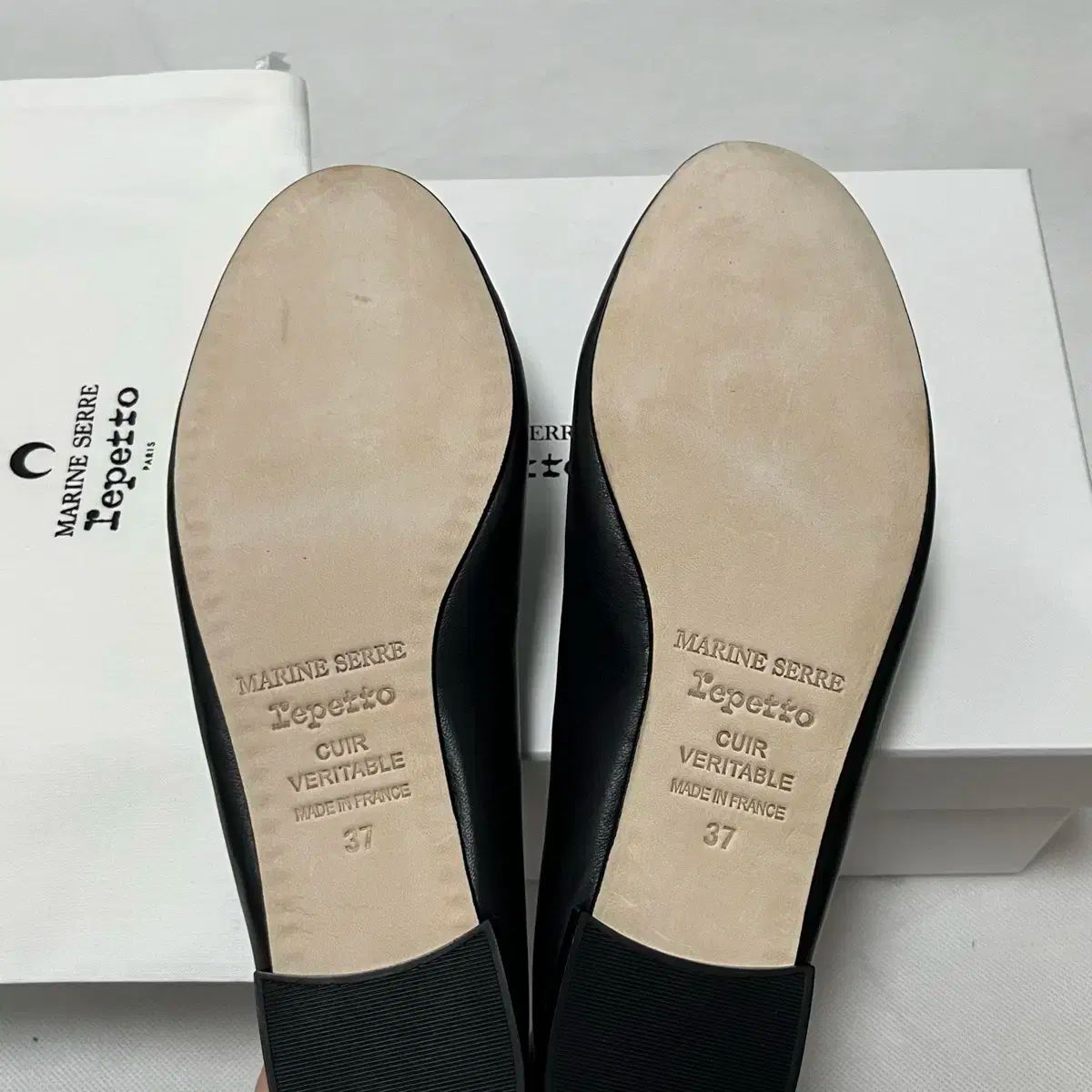 新品 37 Marine Serre（マリーンセル) x Repetto(レペット) フラット 