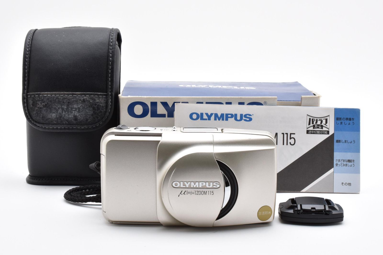 実用品 OLYMPUS オリンパス mju μ ミュー ZOOM 115 コンパクトフィルムカメラ き 2616828A