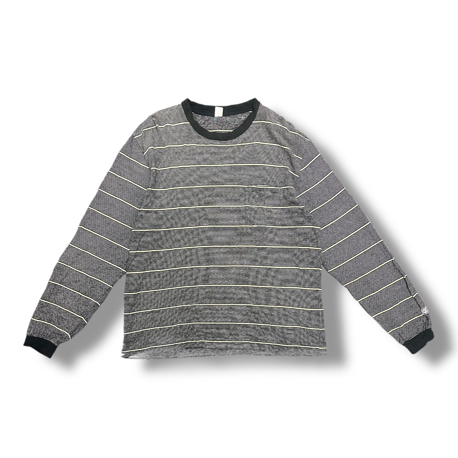 ENDS and MEANS Border Pocket Tee L/S ボーダー ポケットTシャツ 