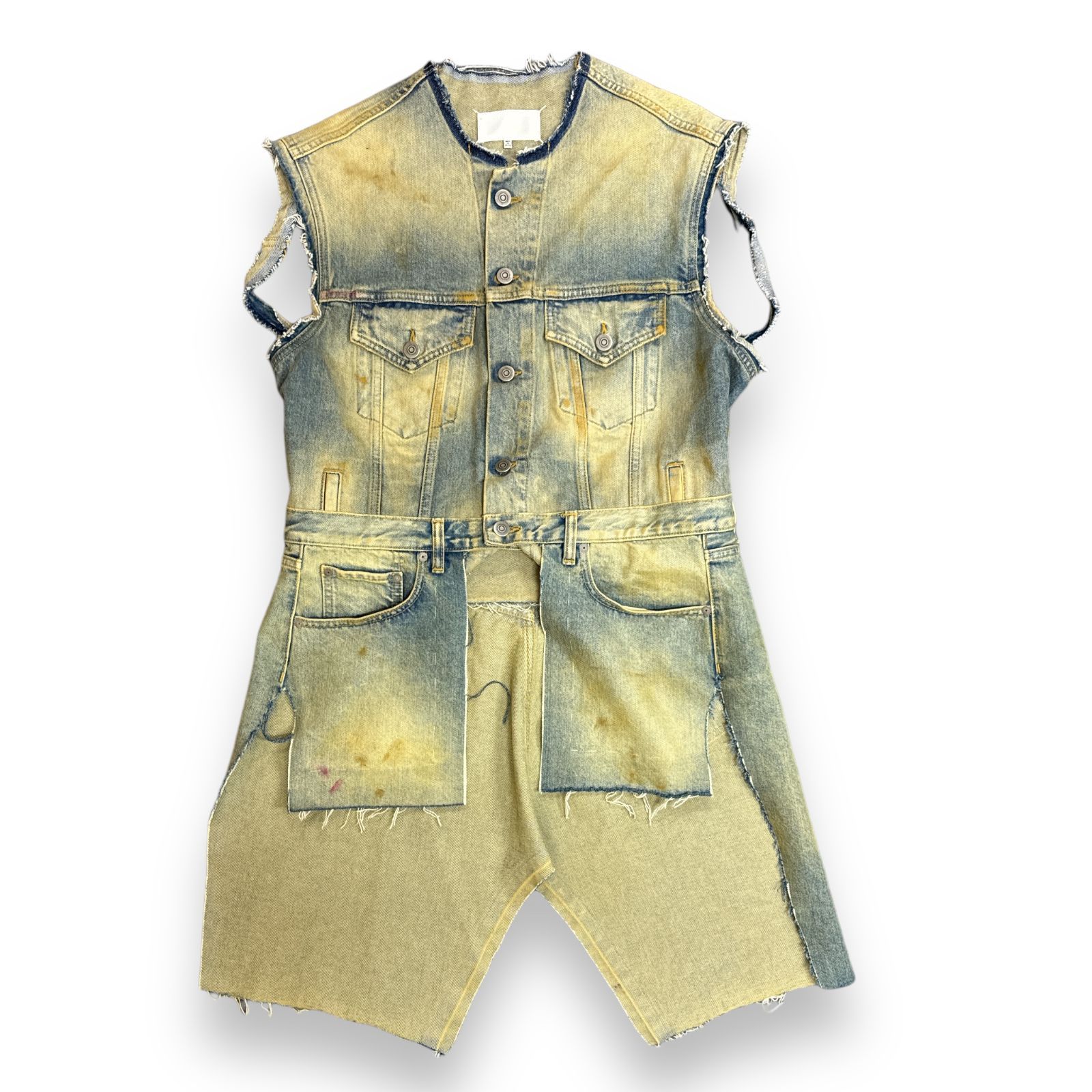 国内正規 Maison Margiela ノースリーブ デニムジャケット ベスト ジレ