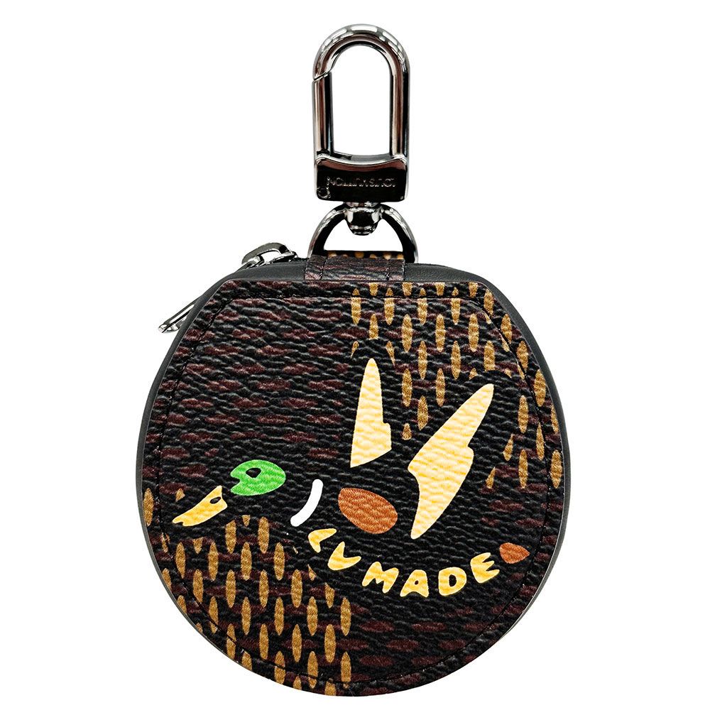 ルイ ヴィトン LOUIS VUITTON 小物 レディース メンズ ブランド ダミエジェアンキャンバス エテュイ イヤホン NIGOコラボ ブラウン GI0494 イヤフォンケース 小物入れ 小さめ ダック おしゃれ