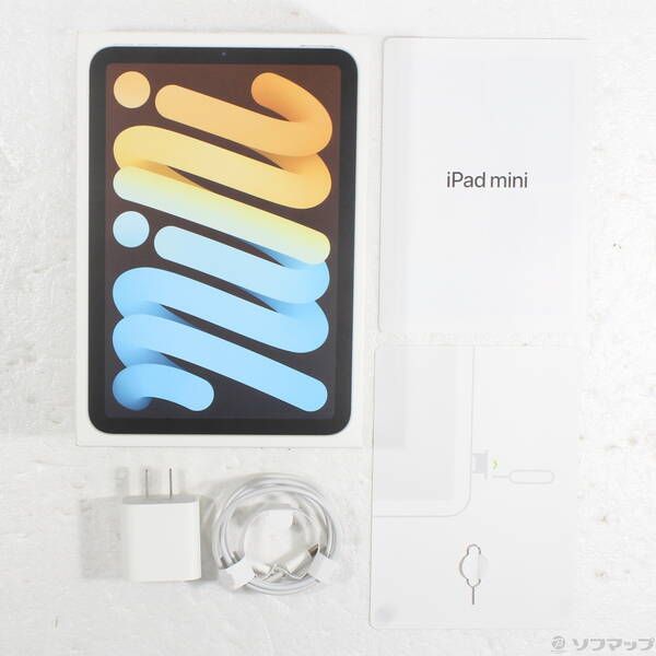 【中古】 iPad mini第6世代　本体　スターライト 中古】iPad mini 第6世代 64GB スターライト MK7P3J／A Wi-Fi