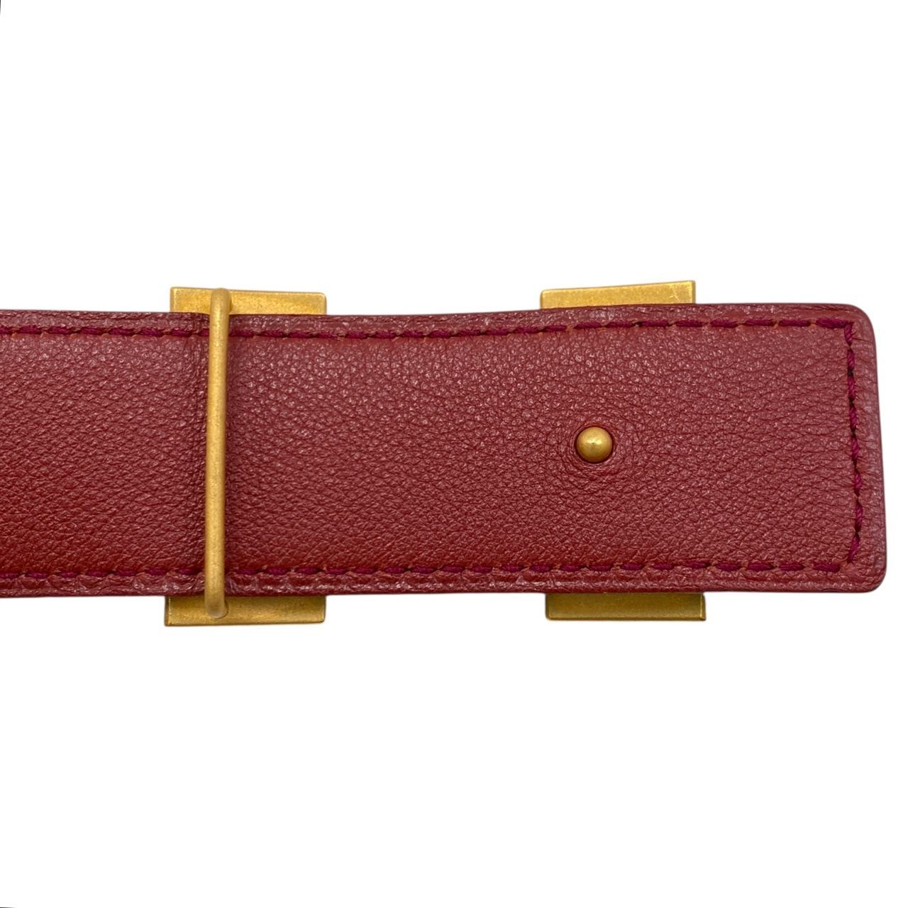 【えるもまま】HERMES エルメス　コンスタンス レザー ベルト 65 ☆EM0815 HERMES コンスタンス リバーシブル レザー ベルト □D