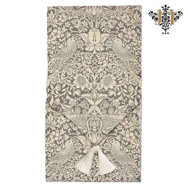 マリメッコ♡テーブルクロス ファブリック生地 黒白縦128×横184 綿100