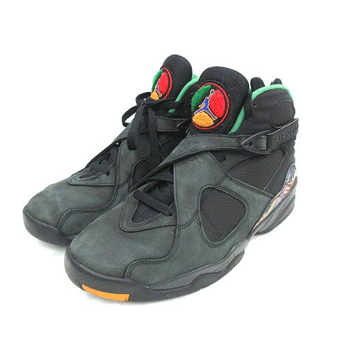 ナイキ NIKE AA AIR JORDAN 8 TINKER AIR RAID 305381-004 US10.5 28.5cm エアジョーダン8 ティンカー エアレイド スニーカー 靴 黒 ブラック