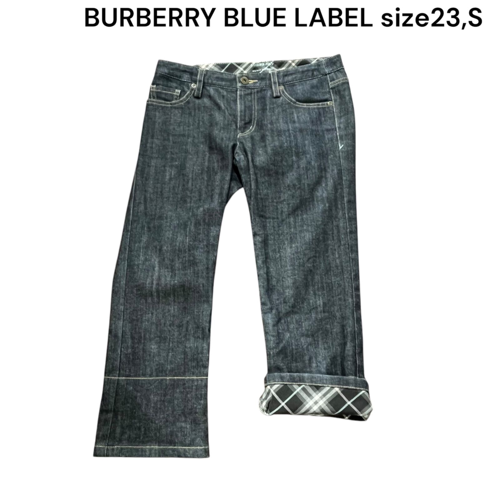 バーバリー ブラックレーベル BURBERRY BLUE LABEL バミューダ パンツ 23 S レディース S5Q032