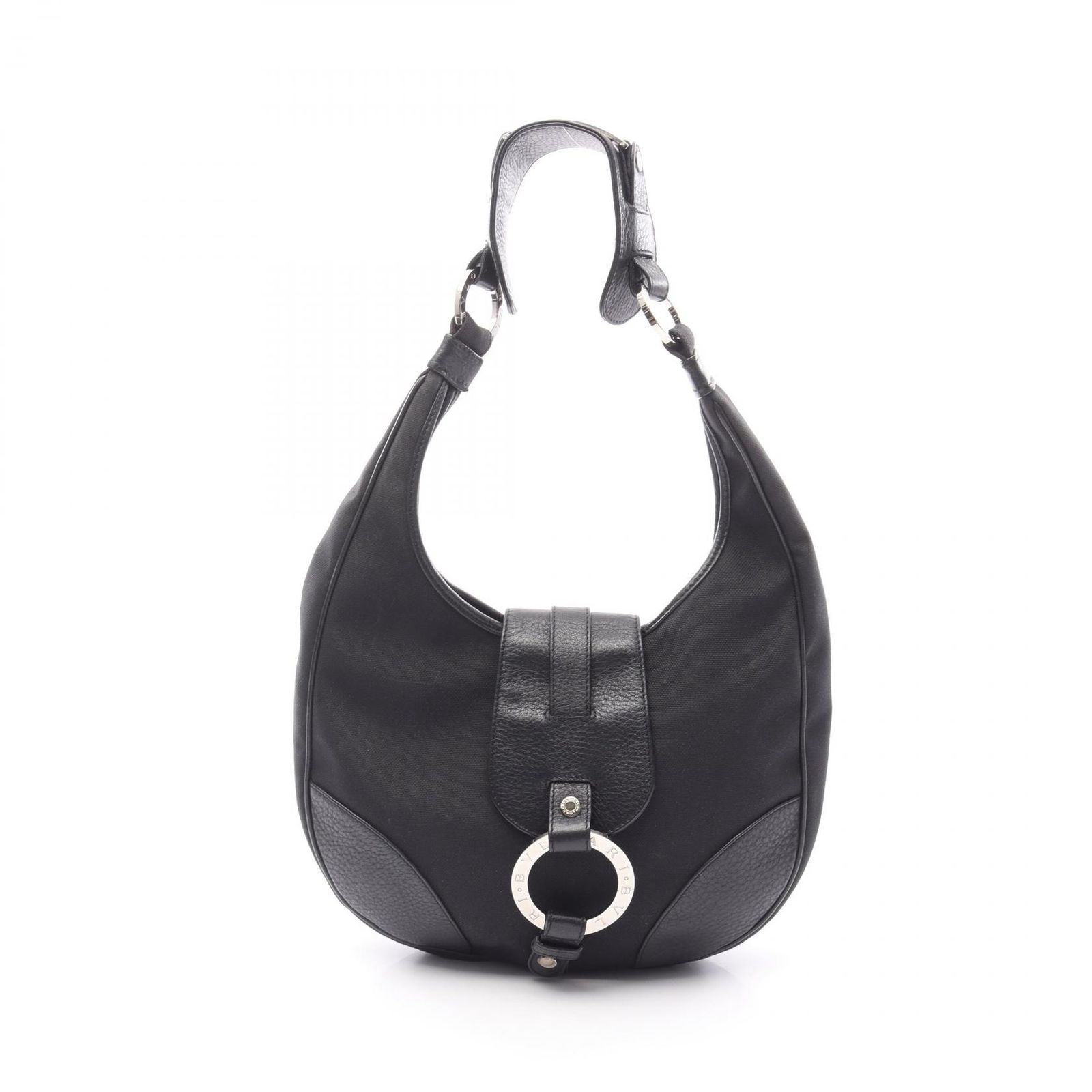 BVLGARI ショルダーバッグ レザー ブラック ブルガリ BVLGARI 