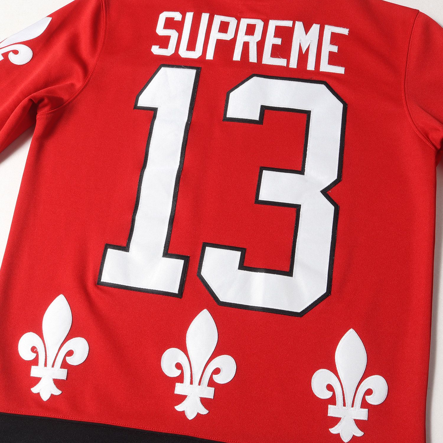 Supreme シュプリーム サイズ:S / フレア ホッケー ジャージ (Fleur De Li Hockey Top) / レッド / トップス  カットソー 長袖【メンズ】 - メルカリ