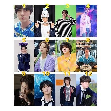 BTS ジン JIN トレカ 12枚 セット