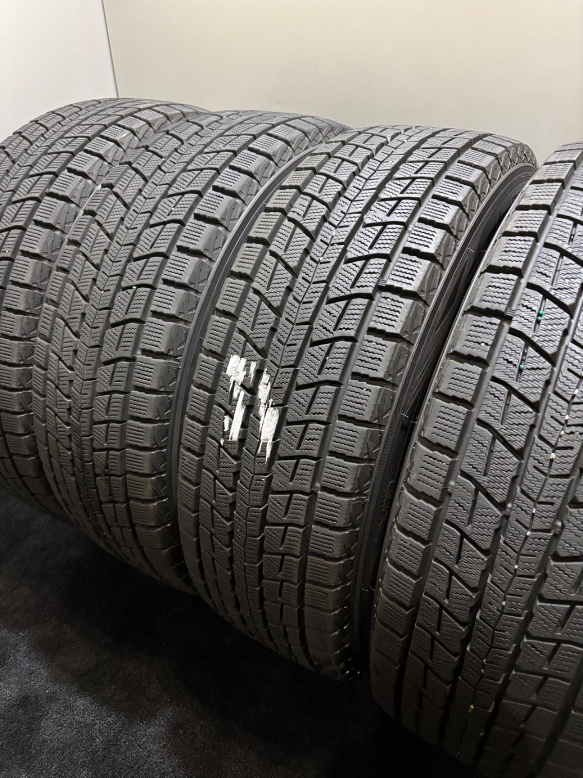 225/60R18 DUNLOP/WINTER MAXX SJ8 18/19年製 スタッドレス 4本 ダンロップ ウィンターマックス ハリアー RAV4 NX （南7-I347）