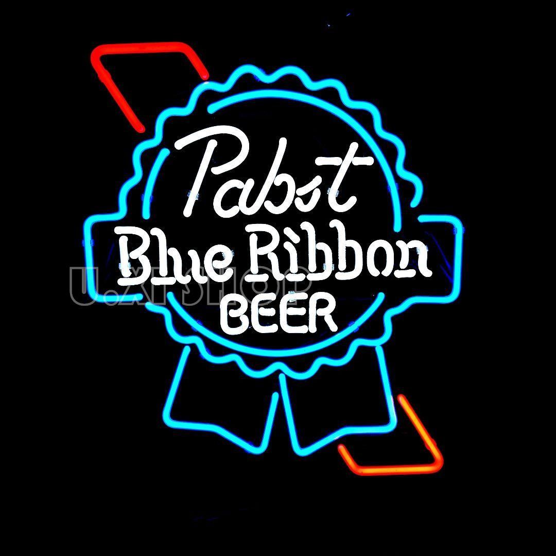 新品 パブストブルーリボンビール ネオン管 パブスト Pabst Blue Ribbon Beer ネオンサイン 室内装飾 プレゼント - メルカリ