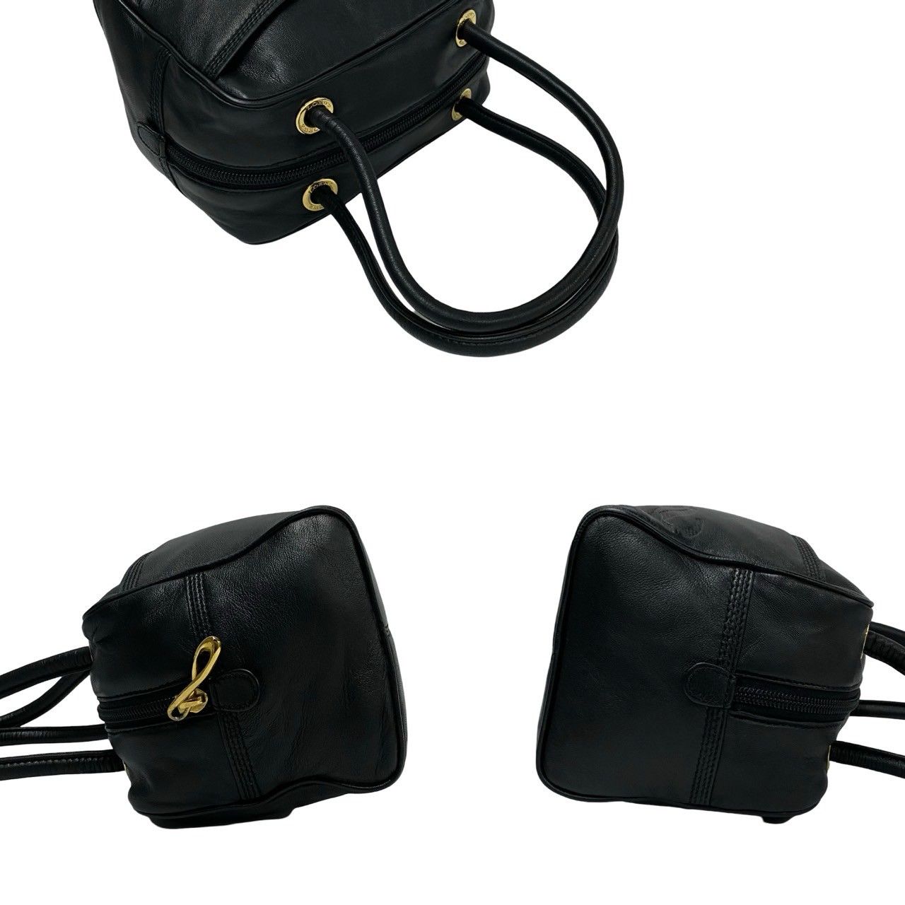 極 美品 LOEWE ロエベ ヴィンテージ アナグラム ロゴ ナッパ