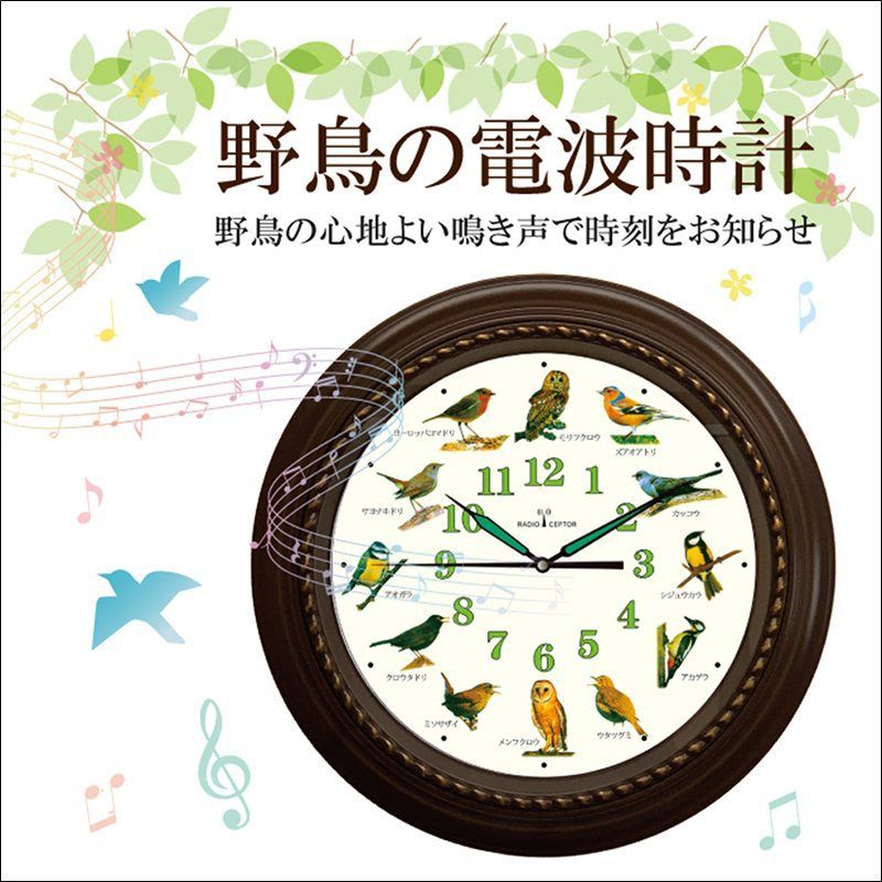 野鳥の電波時計 [I0028]