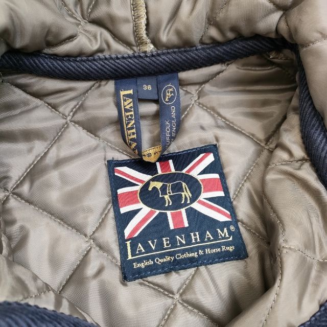 LAVENHAM キルティングジャケット 中綿 コート ネイビー