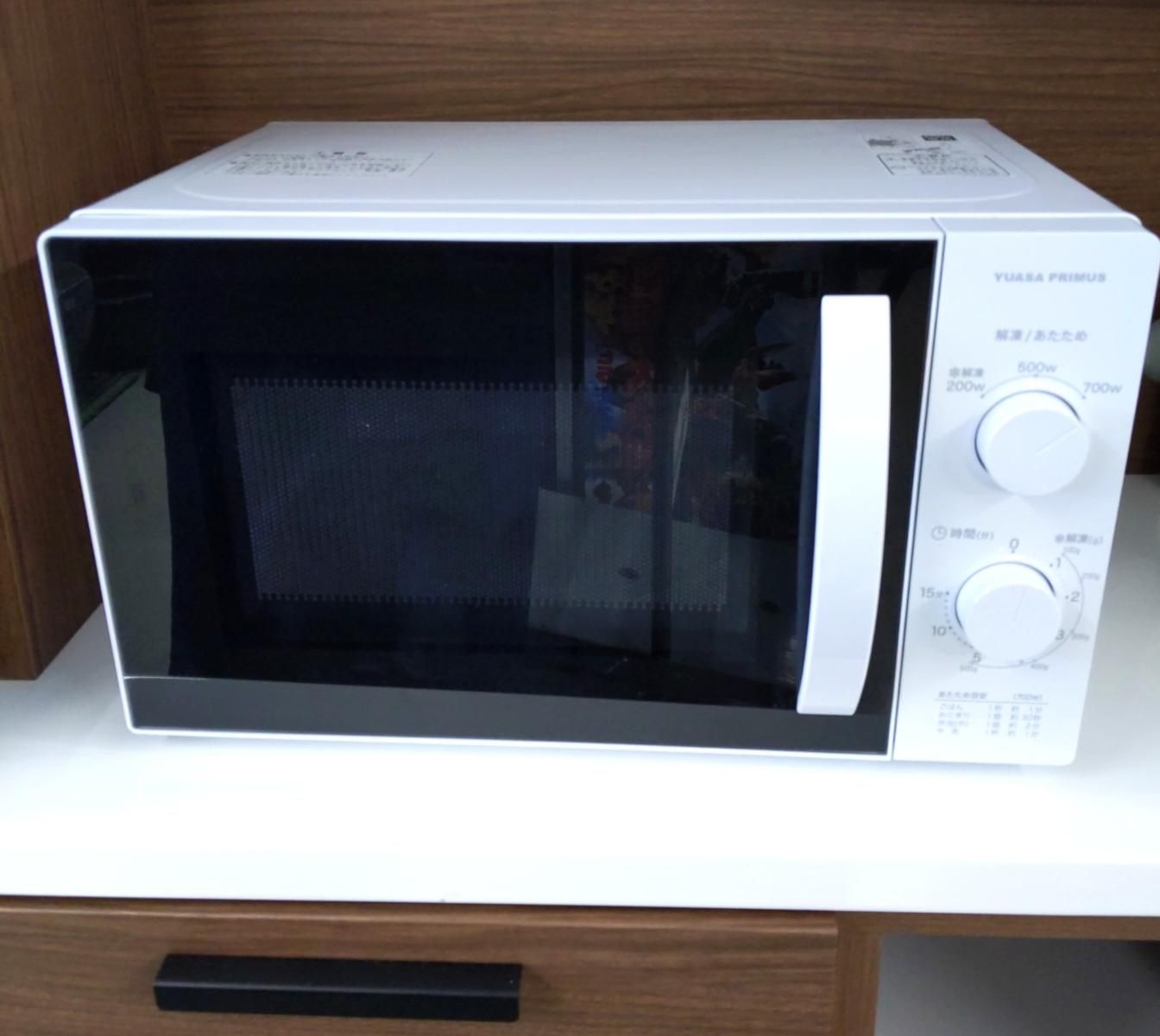 品 ユアサプライムス 17L 単機能電子レンジ PRE-703C 50Hz 東日本 製 〇YR-54120〇