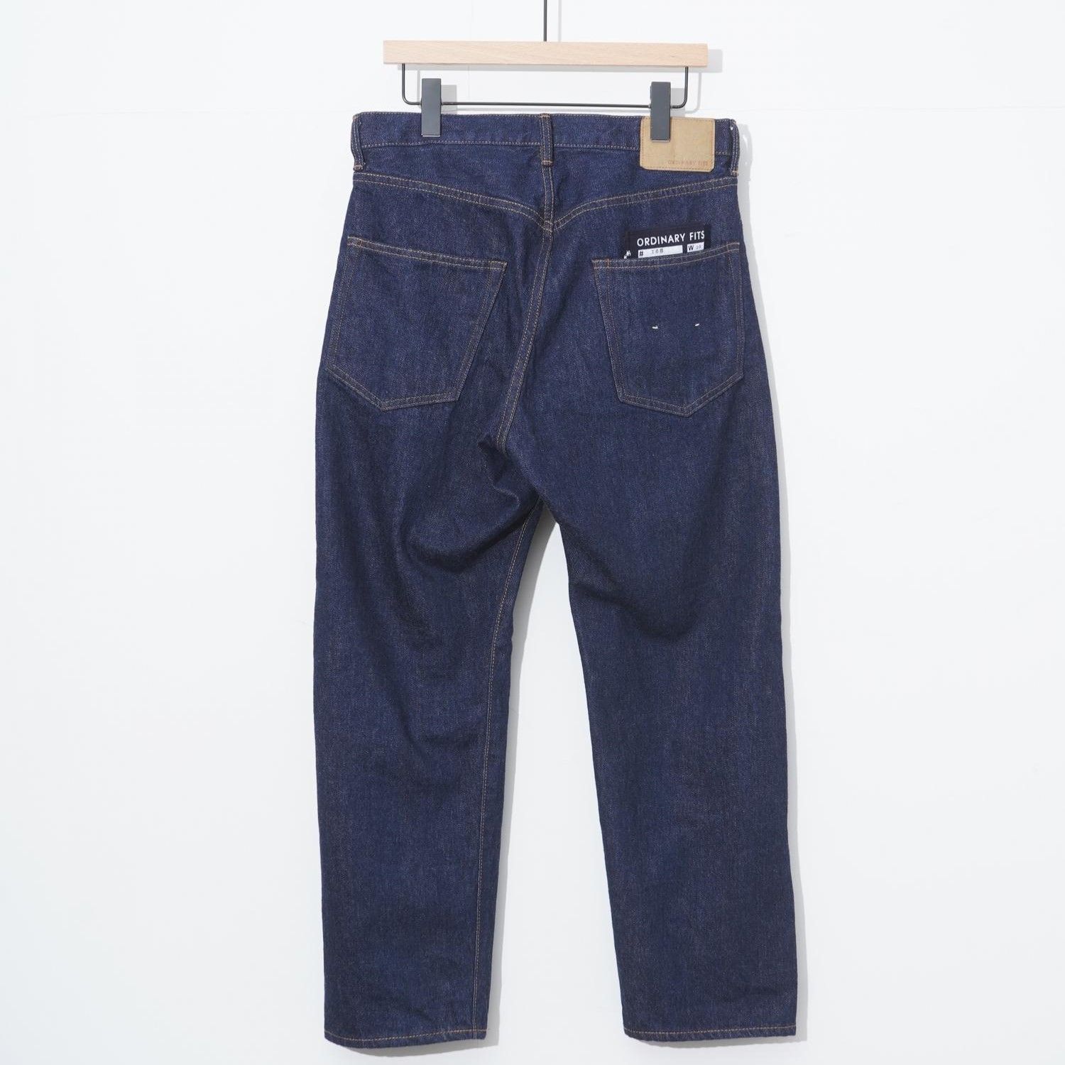 Ordinary Fits オーディナリーフィッツ Loose Ankle Denim (ONE WASH) ルーズ アンクル デニム ワンウォッシュ ジーンズ パンツ 新品