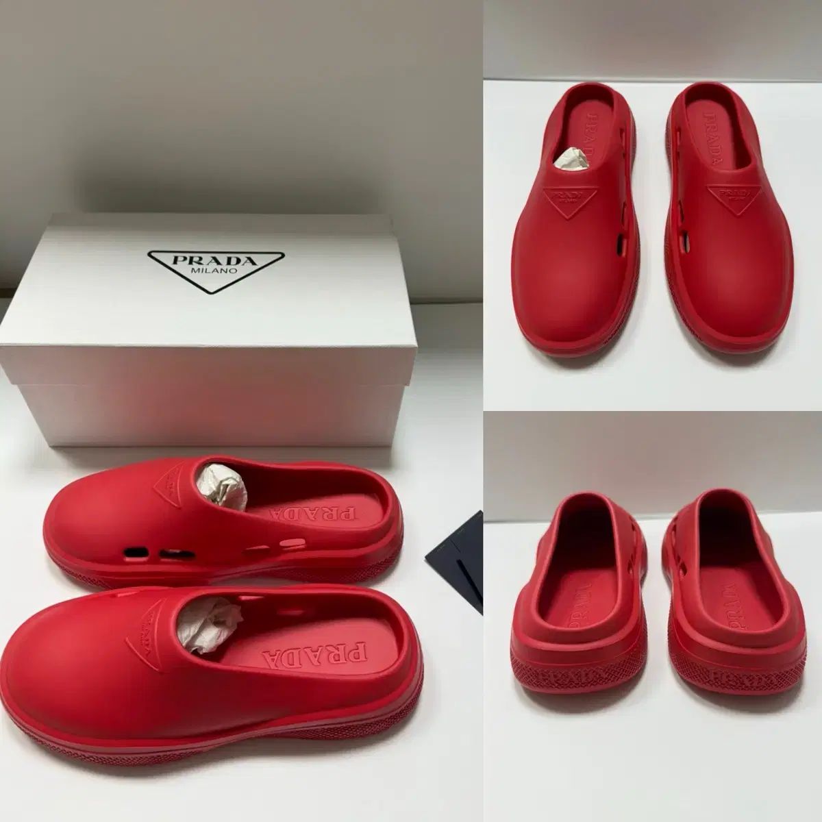PRADA プラダ メンズ ラバー ミュール gucci