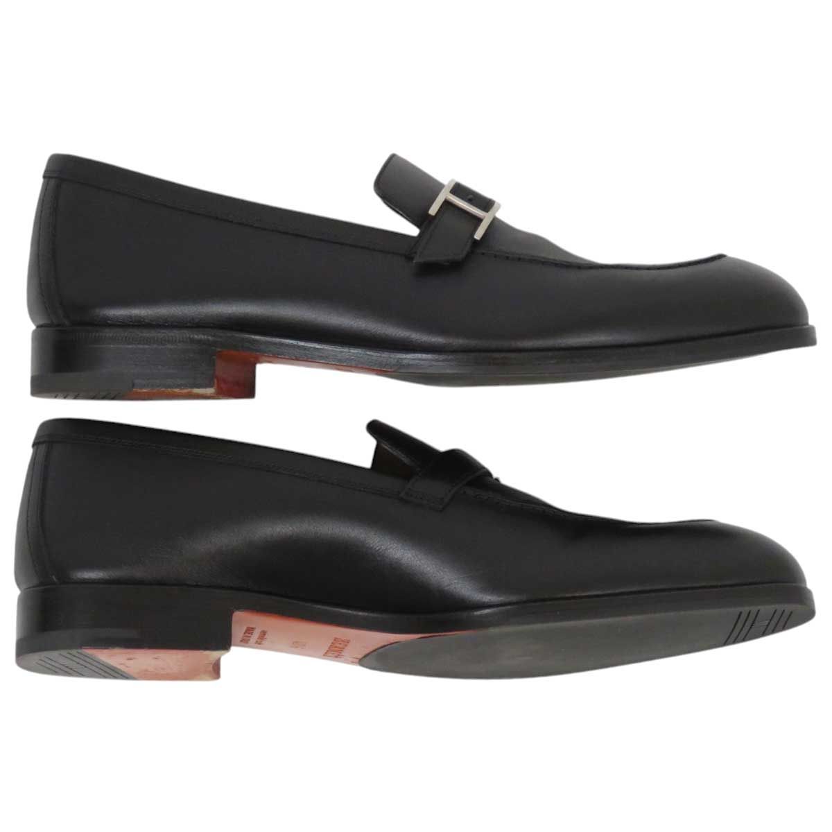  エルメス モントレー モカシン メンズ ブラック HERMES アパレル 小物 モカシン デッキシューズ ブーツ 革靴