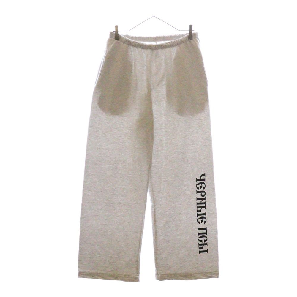 YEEZY イージー ×Gosha Rubchinskiy レッグプリント スウェットパンツ グレー