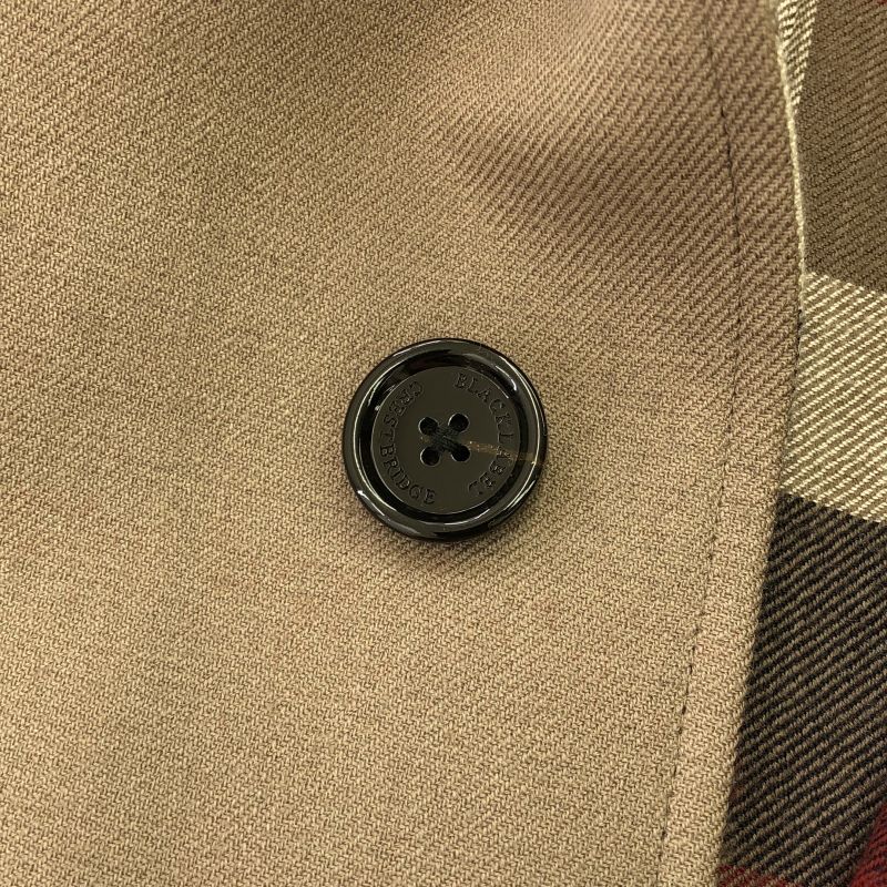 中古】BLACK LABEL CRESTBRIDGE ダブルフェイス チェックステンカラー