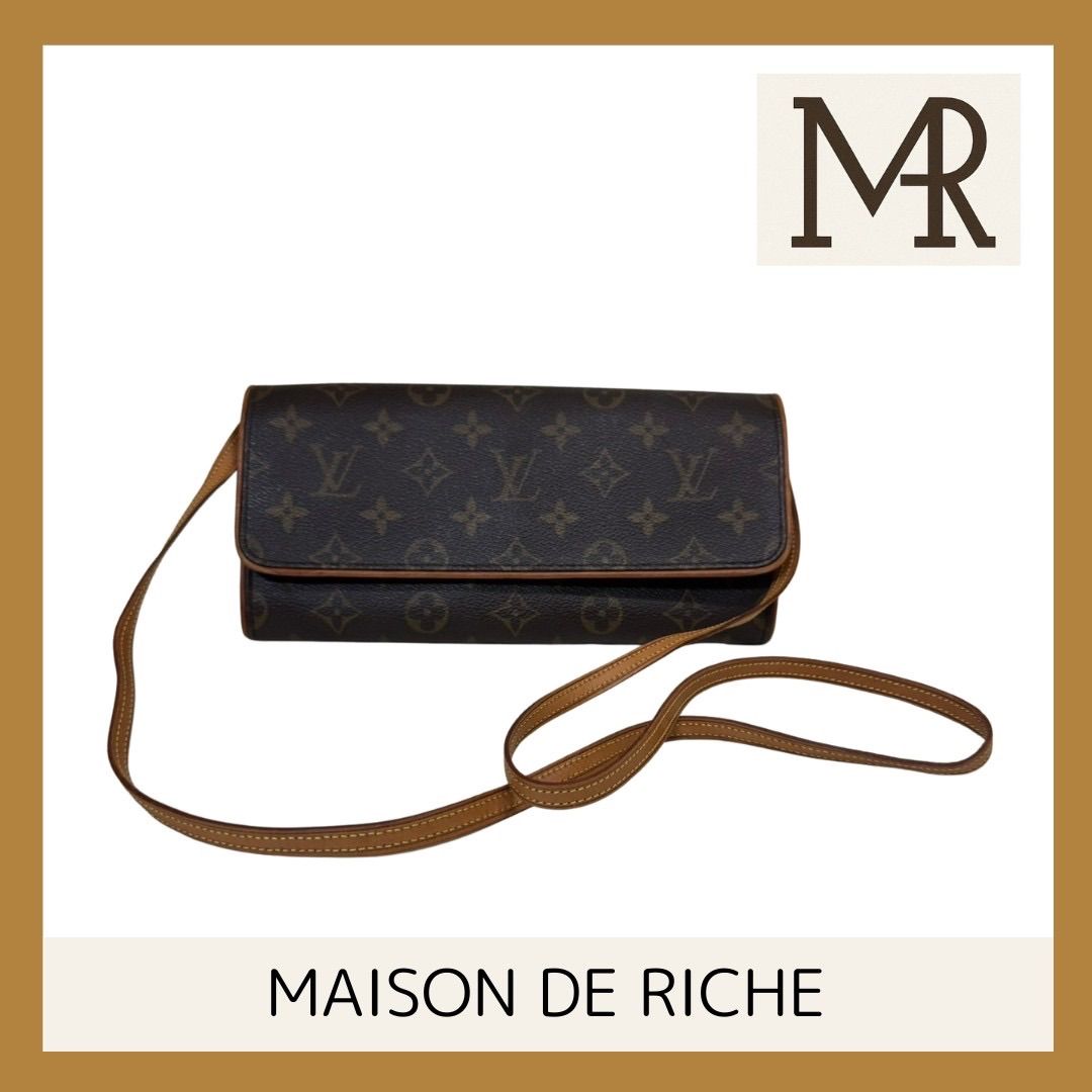 LOUIS VUITTON ルイ ヴィトン モノグラム ポシェットツインGM ショルダーバッグ 斜め掛けショルダー クラッチバッグ M51852