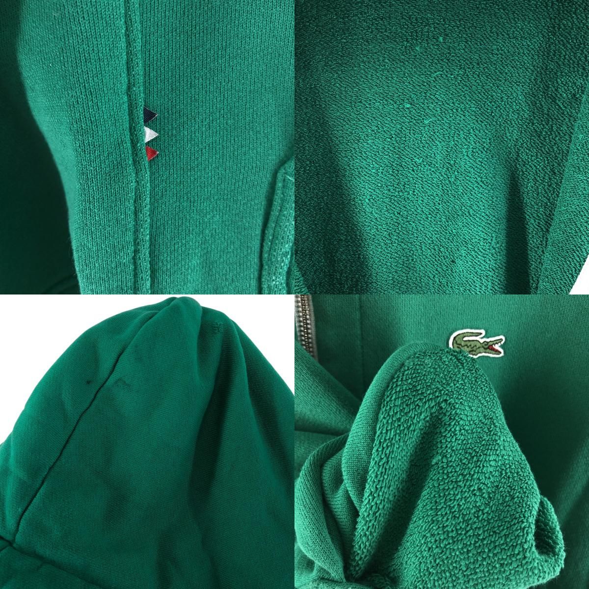 古着 ラコステ LACOSTE LIVE スウェットフルジップパーカー 5