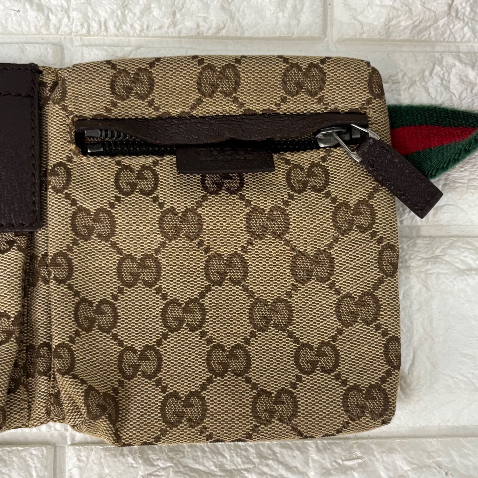 ☆GUCCI グッチ ボディバッグ ウエストポーチ シェリーライン GG