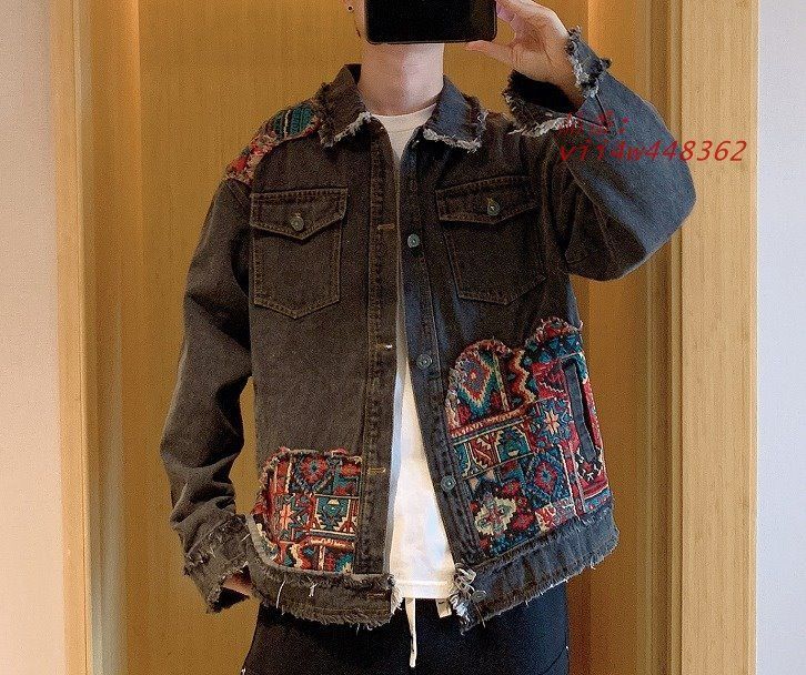 デニムジャケット韓国ファッ vii4w448362 MERCADOAVALIA_COM_BR