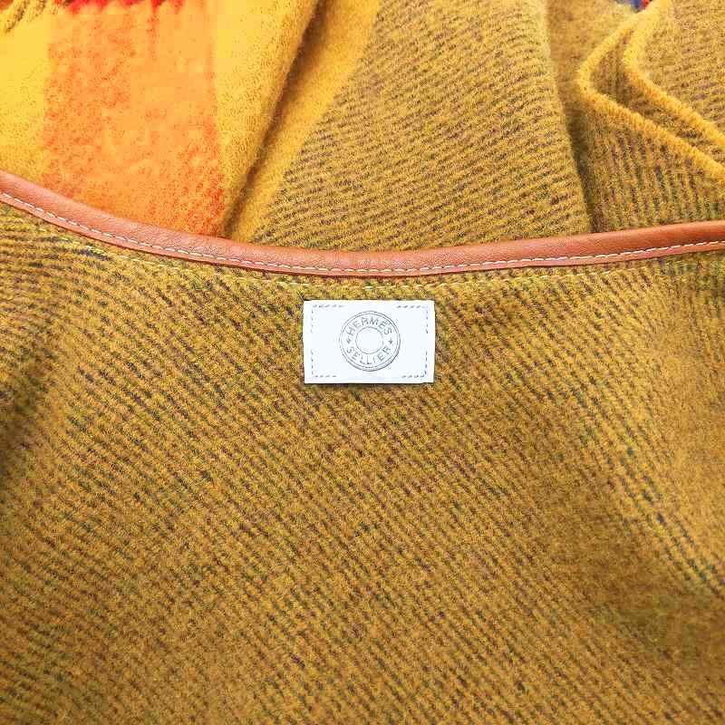 エルメス HERMES 美品 カシミヤブレンド ロカバール ポンチョ