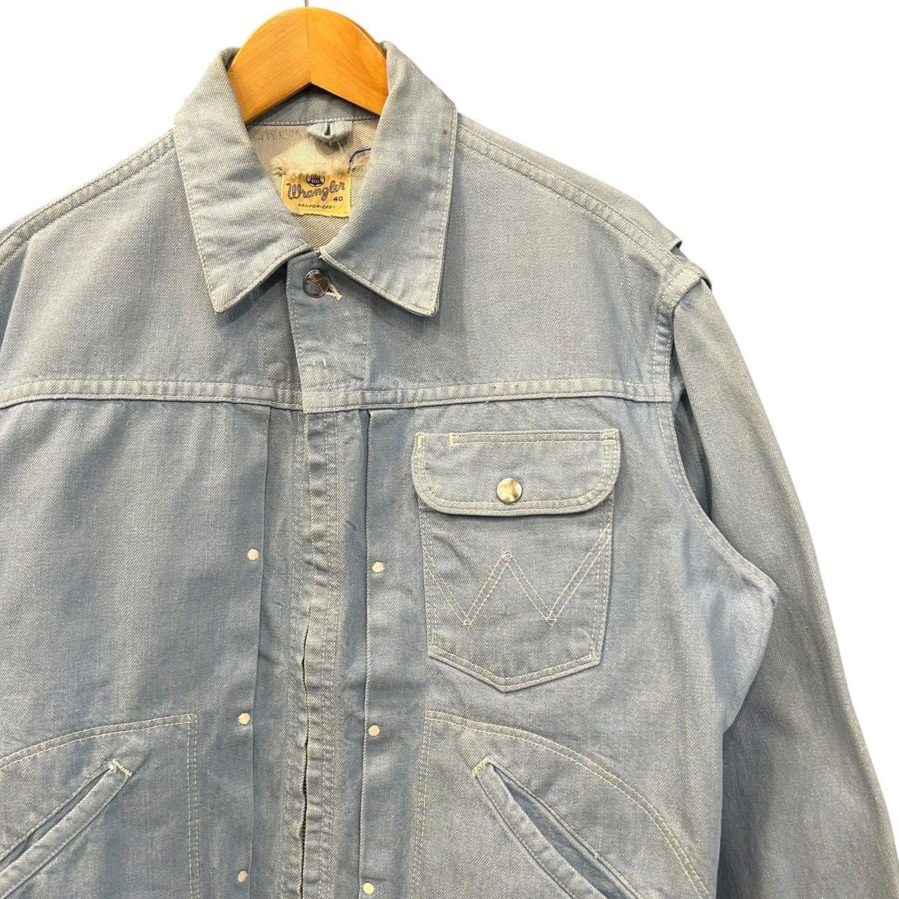 Wrangler 22MJZ デニムジャケット ビンテージ 美品（Wrangler